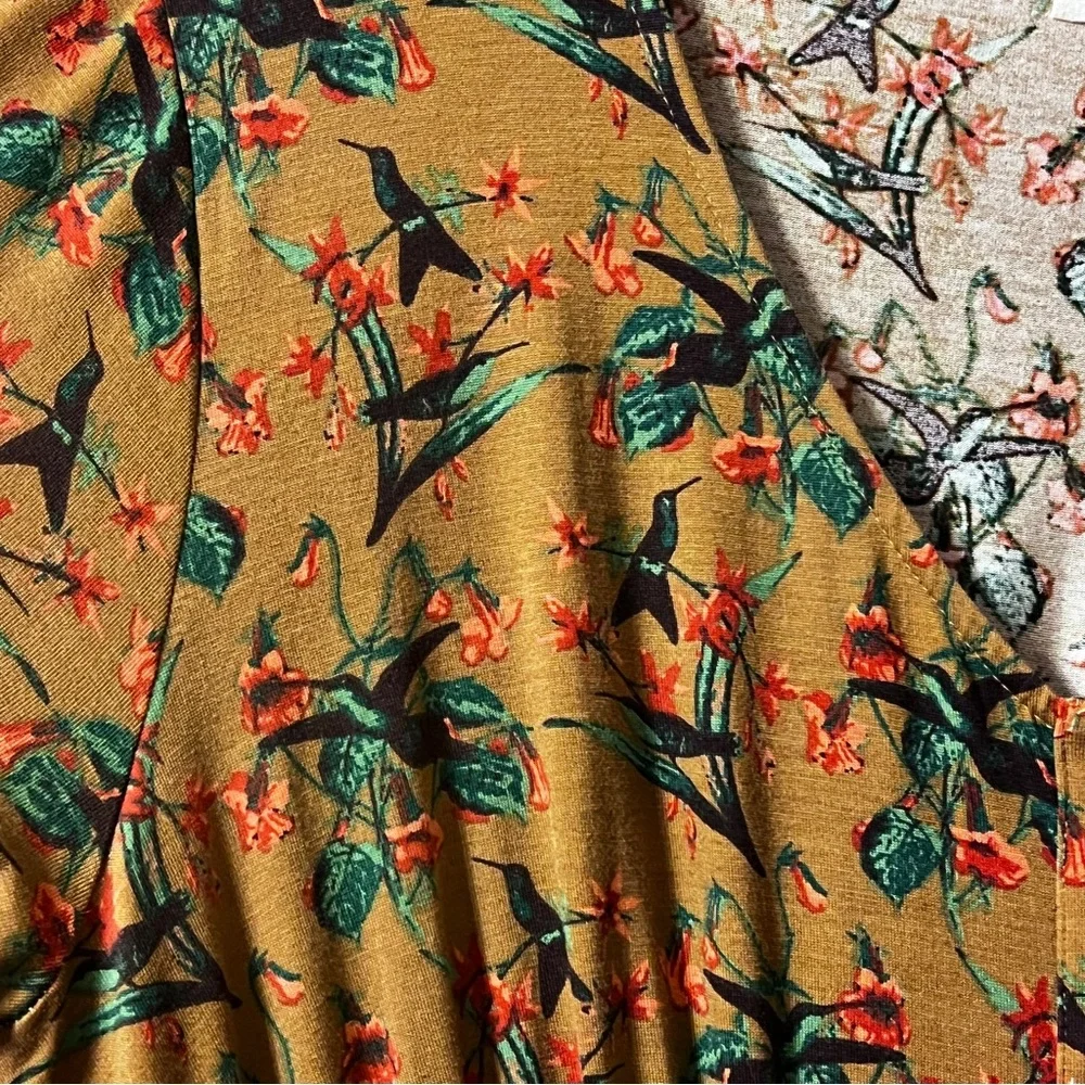 Kate Quinn Long Sleeve Shirt Tail Button Dress L - Picture 6 of 9